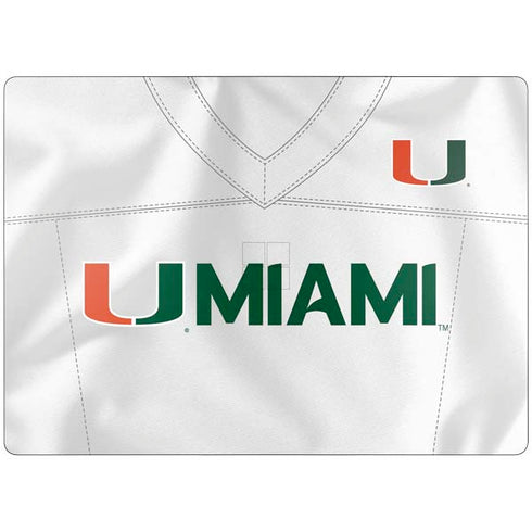 University of Miami White Jersey Surface Laptop 7 13.8in Skin