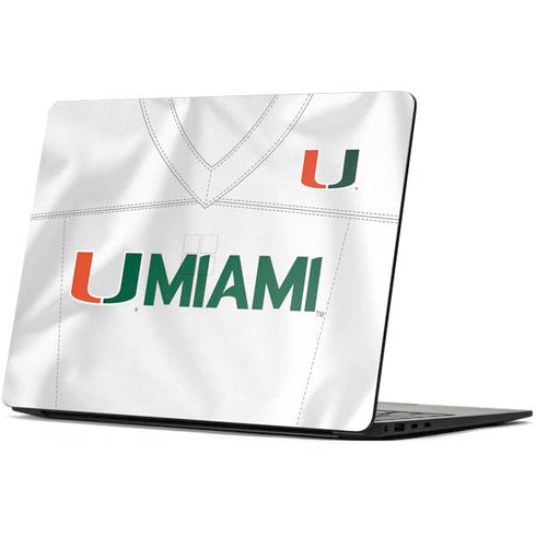 University of Miami White Jersey Surface Laptop 7 15in Skin