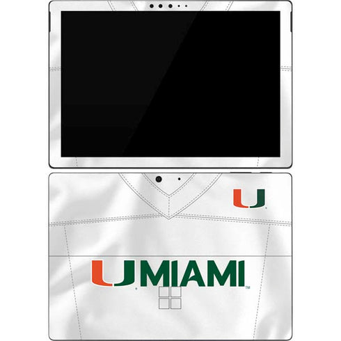 University of Miami White Jersey Surface Pro 7 Skin