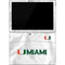 University of Miami White Jersey Surface Pro 7 Skin