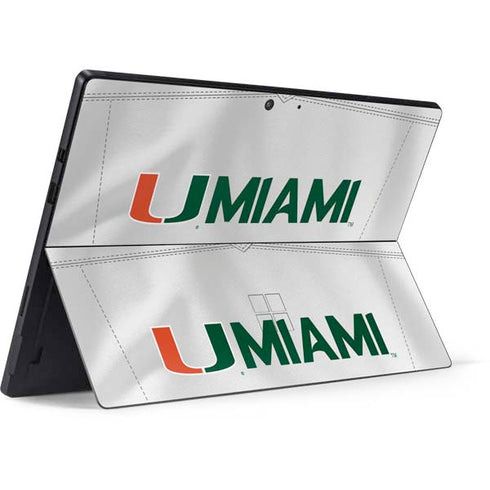 University of Miami White Jersey Surface Pro 7 Skin