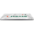 University of Miami White Jersey Universal Laptop 12in (9.8 x 6.8in) Skin