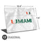 University of Miami White Jersey Universal Laptop 13in (10.6 x 7.6in) Skin