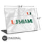 University of Miami White Jersey Universal Laptop 16.6in (13.4 x 9.7in) Skin