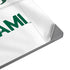 University of Miami White Jersey Universal Laptop 16in (13 x 9.4in) Skin
