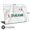 University of Miami White Jersey Universal Laptop 18in (14.6 x 10.6in) Skin