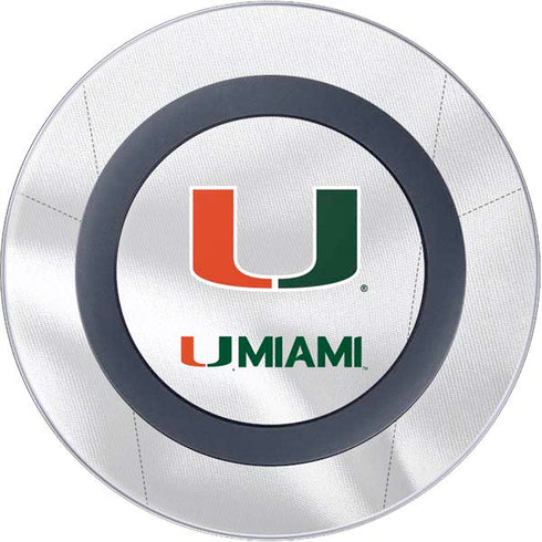 University of Miami White Jersey Wireless Charger Skin