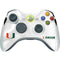 University of Miami White Jersey Xbox 360 Wireless Controller Skin