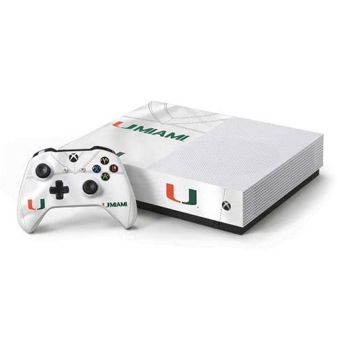 University of Miami White Jersey Xbox One Skins