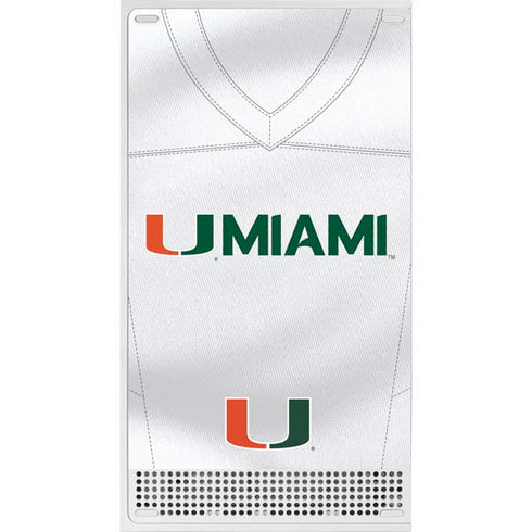 University of Miami White Jersey Xbox Series S Bundle Skin