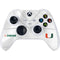 University of Miami White Jersey Xbox Series S Controller Skin