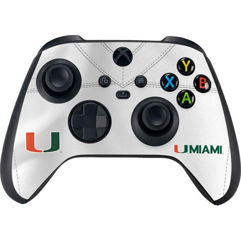 University of Miami White Jersey XBox Series X Digital Edition Bundle Skin