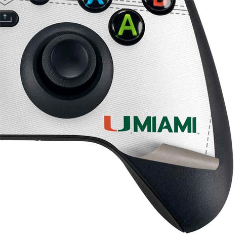 University of Miami White Jersey XBox Series X Digital Edition Bundle Skin