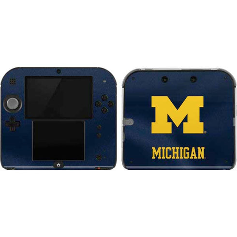 University of Michigan Blue Jersey Nintendo 2DS Skin