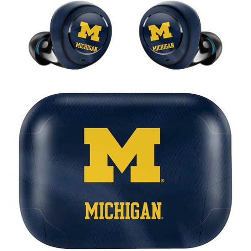 University of Michigan Blue Jersey Amazon Echo Buds Skin