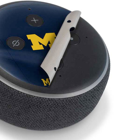 University of Michigan Blue Jersey Amazon Echo Dot Skin