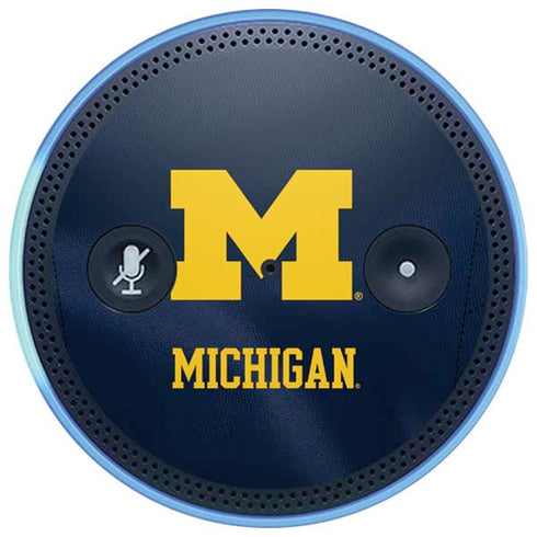 University of Michigan Blue Jersey Amazon Echo Skin