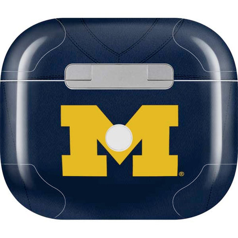 University of Michigan Blue Jersey Apple AirPods (3rd Gen 2021) Skin