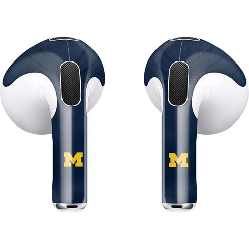 University of Michigan Blue Jersey Apple AirPods (3rd Gen 2021) Skin