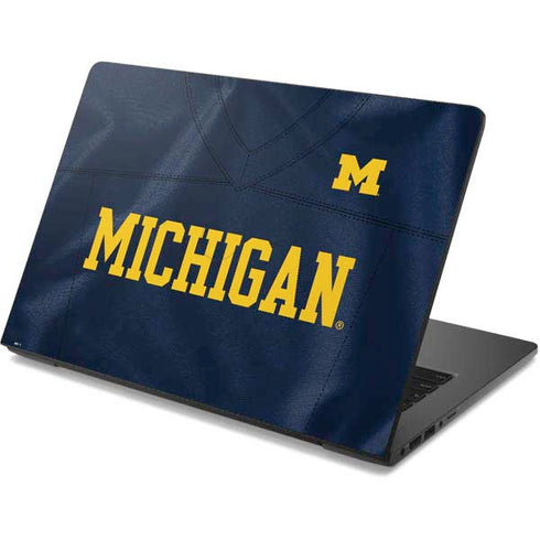 University of Michigan Blue Jersey Dell Chromebook Skin