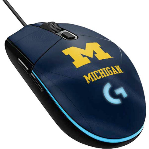 University of Michigan Blue Jersey G203 Prodigy RGB Wired Gaming Mouse Skin