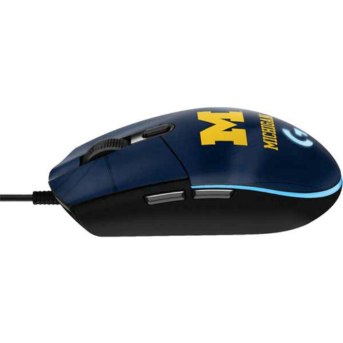 University of Michigan Blue Jersey G203 Prodigy RGB Wired Gaming Mouse Skin