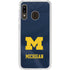 University of Michigan Blue Jersey Galaxy A20 Clear Case