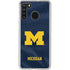 University of Michigan Blue Jersey Galaxy A21 Clear Case