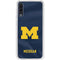 University of Michigan Blue Jersey Galaxy A50 Clear Case