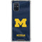 University of Michigan Blue Jersey Galaxy A71 5G Clear Case