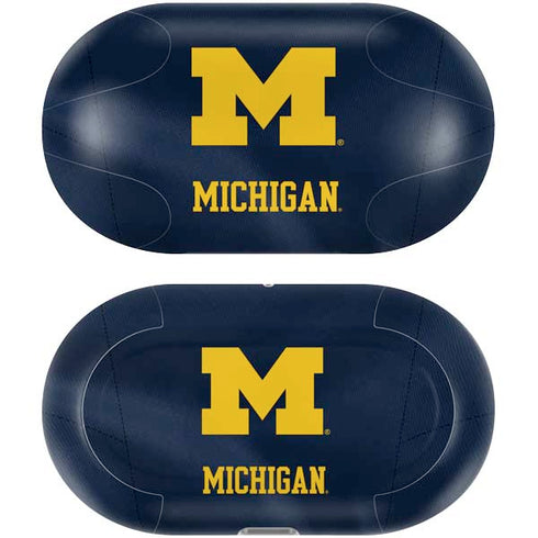 University of Michigan Blue Jersey Galaxy Buds Plus Skin