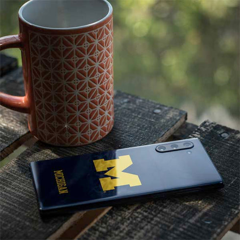 University of Michigan Blue Jersey Galaxy Note 10 Skin