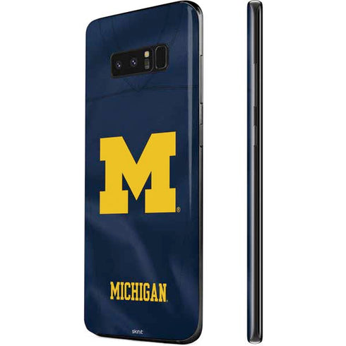 University of Michigan Blue Jersey Galaxy Note 8 Skin