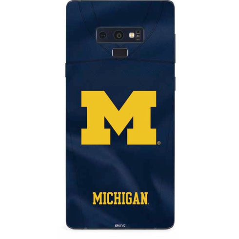 University of Michigan Blue Jersey Galaxy Note 9 Skin