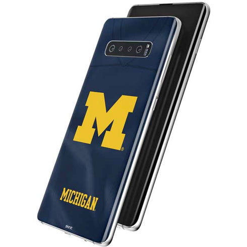 University of Michigan Blue Jersey Galaxy S10 Skin
