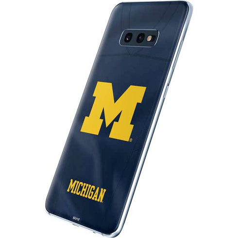 University of Michigan Blue Jersey Galaxy S10e Skin