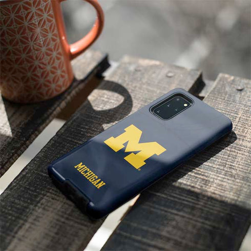 University of Michigan Blue Jersey Galaxy S20 Plus Pro Case