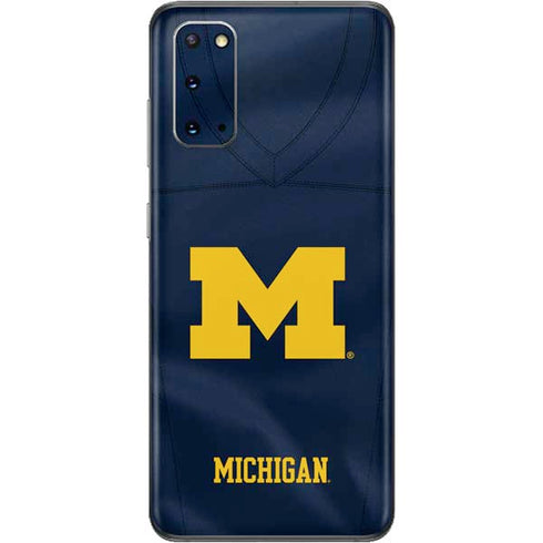 University of Michigan Blue Jersey Galaxy S20 Skin