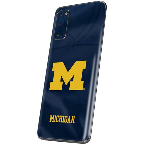 University of Michigan Blue Jersey Galaxy S20 Skin