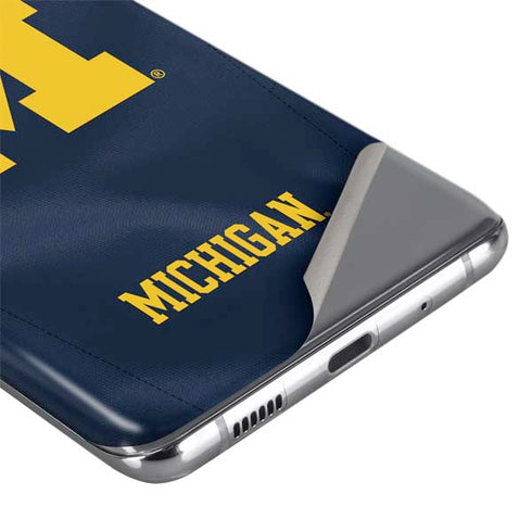 University of Michigan Blue Jersey Galaxy S20 Skin