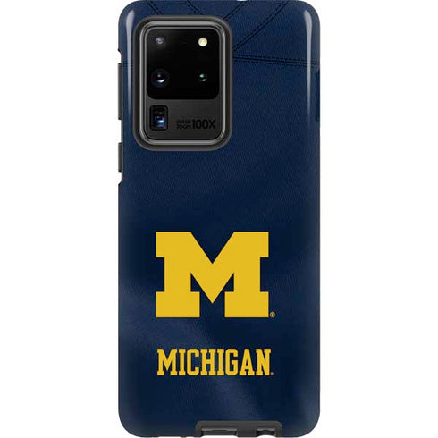 University of Michigan Blue Jersey Galaxy S20 Ultra 5G Pro Case