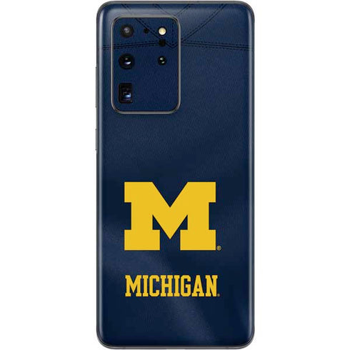 University of Michigan Blue Jersey Galaxy S20 Ultra 5G Skin