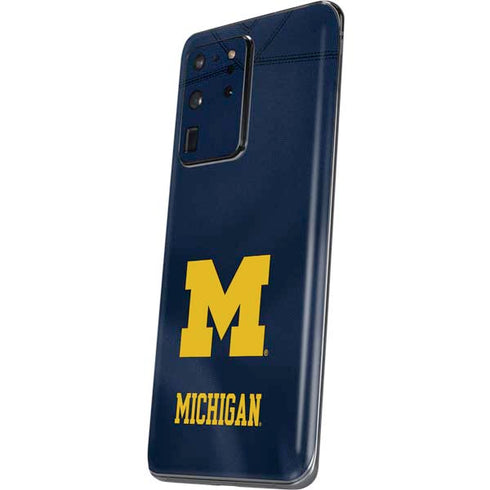 University of Michigan Blue Jersey Galaxy S20 Ultra 5G Skin