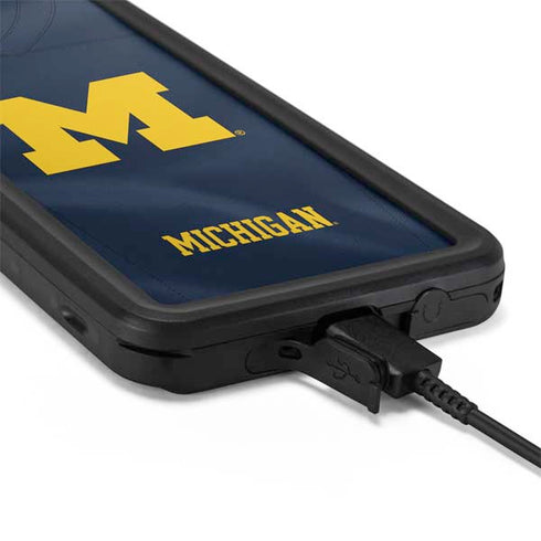 University of Michigan Blue Jersey Galaxy S20 Waterproof Case