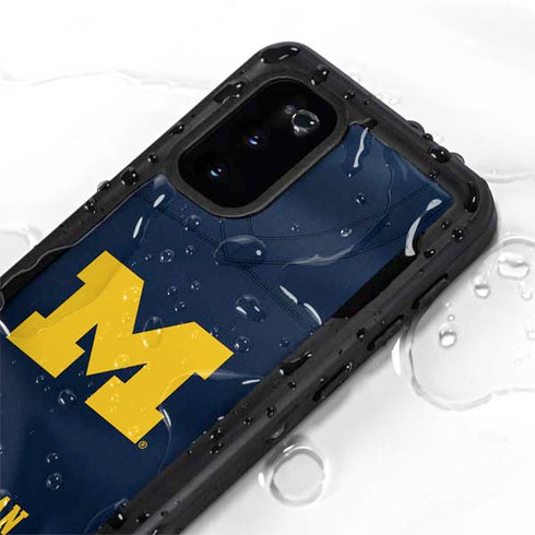 University of Michigan Blue Jersey Galaxy S20 Waterproof Case