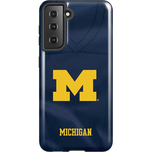 University of Michigan Blue Jersey Galaxy S21 5G Pro Case