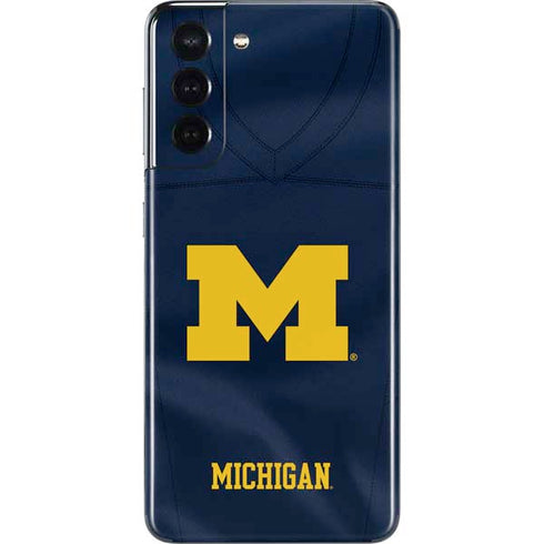 University of Michigan Blue Jersey Galaxy S21 5G Skin