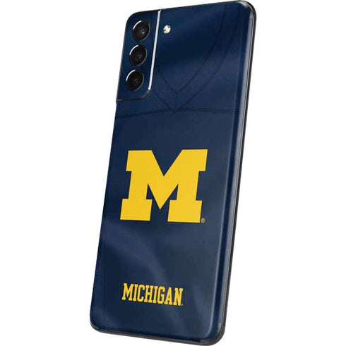 University of Michigan Blue Jersey Galaxy S21 5G Skin