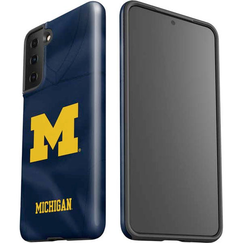 University of Michigan Blue Jersey Galaxy S21 FE Pro Case