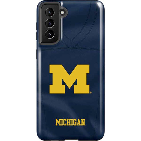 University of Michigan Blue Jersey Galaxy S21 Plus 5G Pro Case